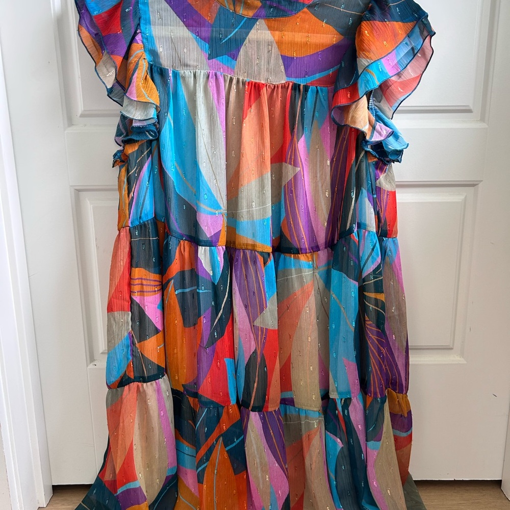 NWT Lavender Brown Mini Dress